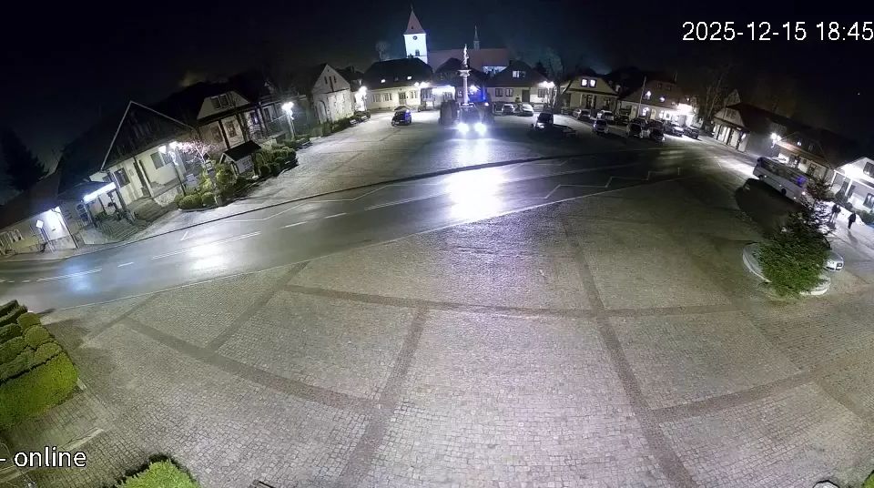 Lipnica Murowana: Rynek w Lipnicy Murowanej na żywo