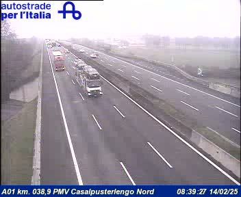 Ospedaletto Lodigiano: A01 km. 038,9 PMV Casalpusterlengo Nord