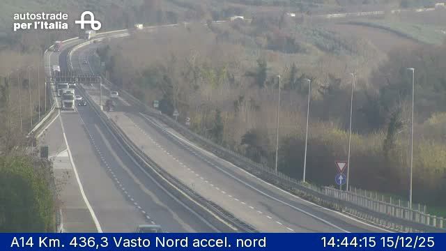 Casalbordino: A14 Km. 436,3 Vasto Nord accel. nord