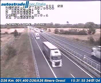 Predosa: D26 Km. 001,400 D26/A26 Itinere Ovest