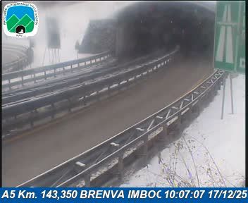 Courmayeur: A5 Km. 143,350 BRENVA IMBOCCO