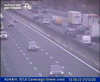 Cambiago: A04 km. 151,6 Cavenago itinere ovest