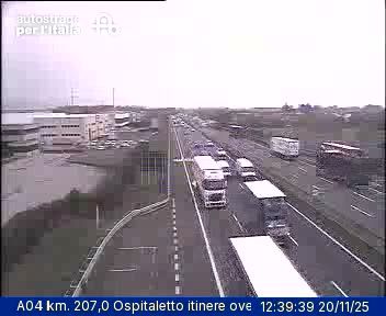 Ospitaletto: A04 km. 207,0 - itinere ovest