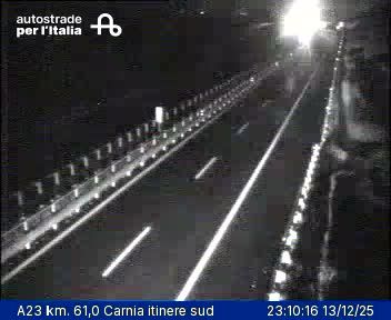 Amaro: A23 km. 61,0 Carnia itinere sud