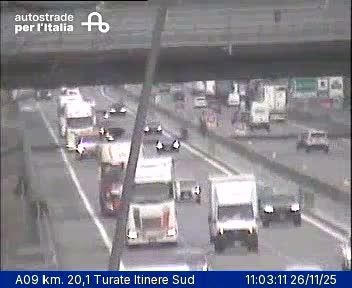 Turate: A09 km. 20,1 - Itinere Sud