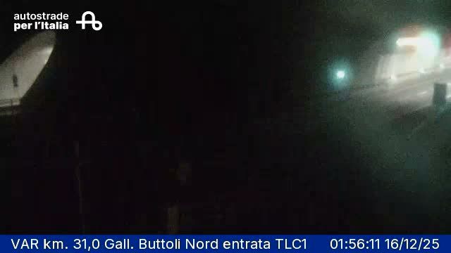 Barberino di Mugello: VAR km. 31,0 Gall. Buttoli Nord entrata TLC1