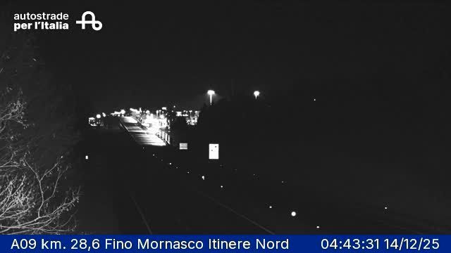 Fino Mornasco: A09 km. 28,6 - Itinere Nord