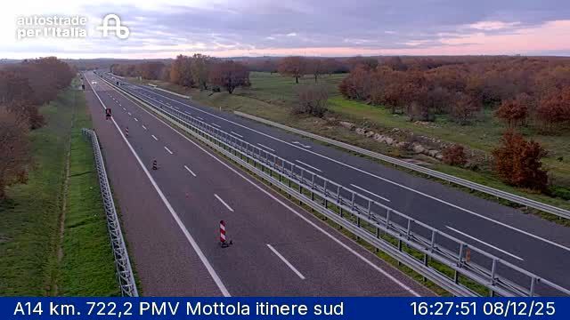 Mottola: A14 km. 722,2 PMV - itinere sud