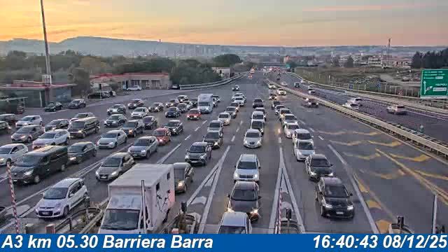 San Giorgio a Cremano: A3 km 05.30 Barriera Barra