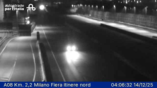 Arese: A08 Km. 2,2 Milano Fiera itinere nord