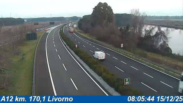 Pisa: A12 km. 170,1 Livorno