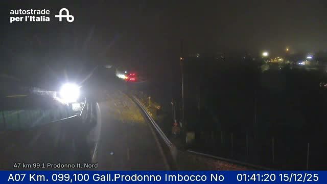 Isola del Cantone: A07 Km. 099,100 Gall.Prodonno Imbocco Nord