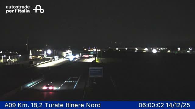 Turate: A09 Km. 18,2 - Itinere Nord