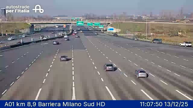 Cerro al Lambro: A01 km 8,9 Barriera Milano Sud HD