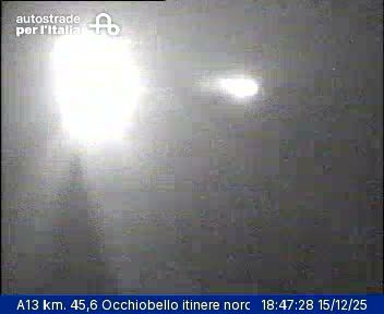 Bentivoglio: A13 km. 45,6 Occhiobello itinere nord