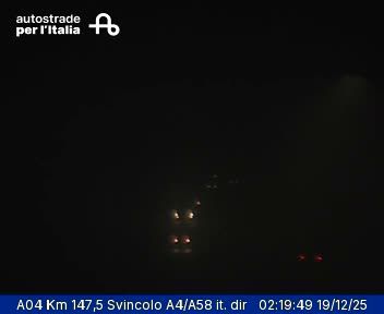 Caponago: A04 Km 147,5 Svincolo A4/A58 it. dir Est