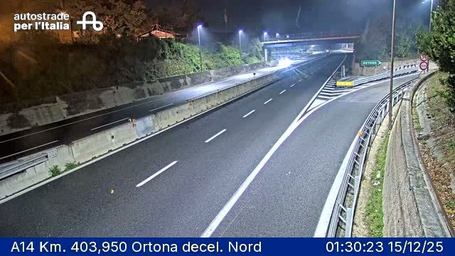 Ortona: A14 Km. 403,950 - decel. Nord