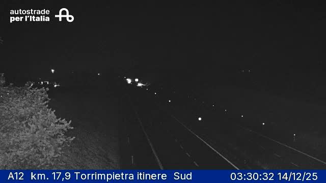 Fiumicino: A12 km. 17,9 Torrimpietra itinere Sud