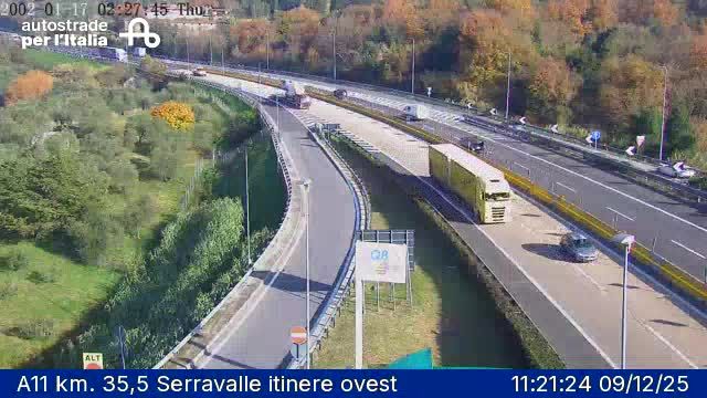 Serravalle Pistoiese: A11 km. 35,5 Serravalle itinere ovest