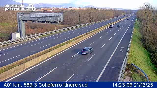 Valmontone: A01 km. 589,3 Colleferro itinere sud
