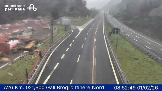 Rossiglione: A26 Km. 021,800 Gall.Broglio Itinere Nord