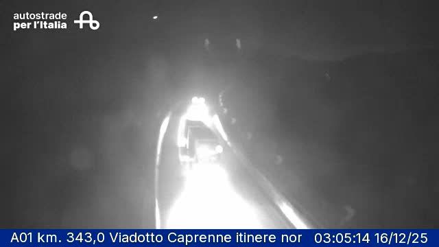 Terranuova Bracciolini: A01 km. 343,0 Viadotto Caprenne itinere nord