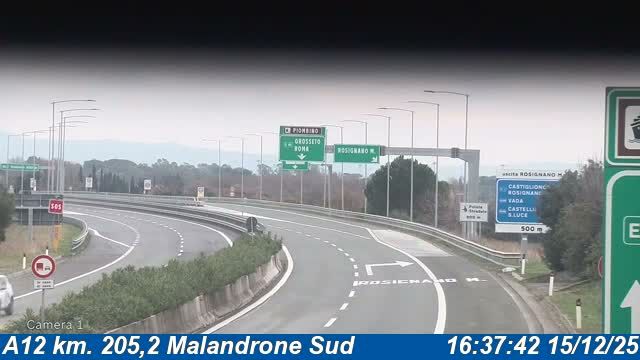 Rosignano Marittimo: A12 km. 205,2 Malandrone Sud