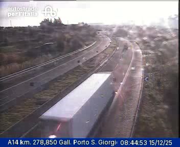 Porto San Giorgio: A14 km. 278,850 Gall. Porto S. Giorgio itinere sud