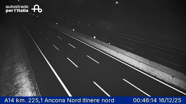 Ancona: A14 km. 225,1 - Nord itinere nord