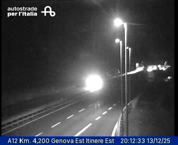 Genoa: Media Val Bisagno: A12 Km. 4,200 Genova Est Itinere Est