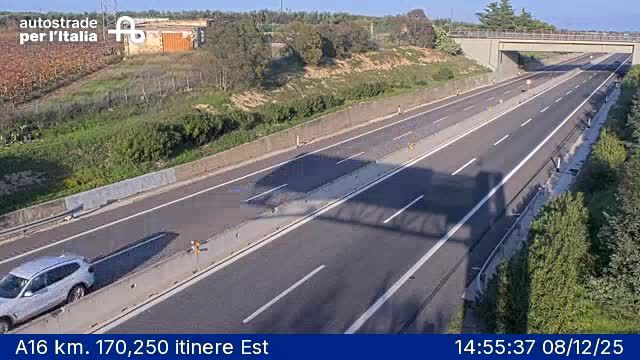 Cerignola: A16 km. 170,250 itinere Est