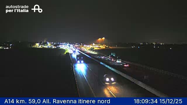 Solarolo: A14 km. 59,0 All. Ravenna itinere nord