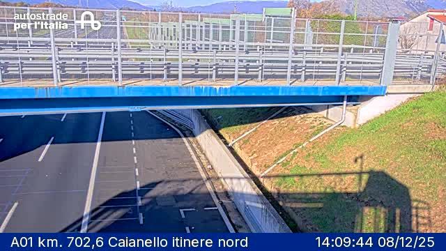 Caianello: A01 km. 702,6 - itinere nord