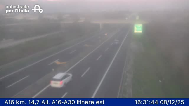 San Vitaliano: A16 km. 14,7 All. A16-A30 itinere est