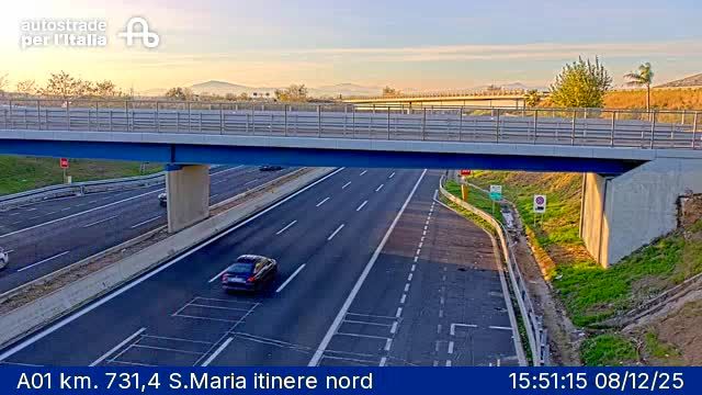 San Prisco: A01 km. 731,4 S.Maria itinere nord