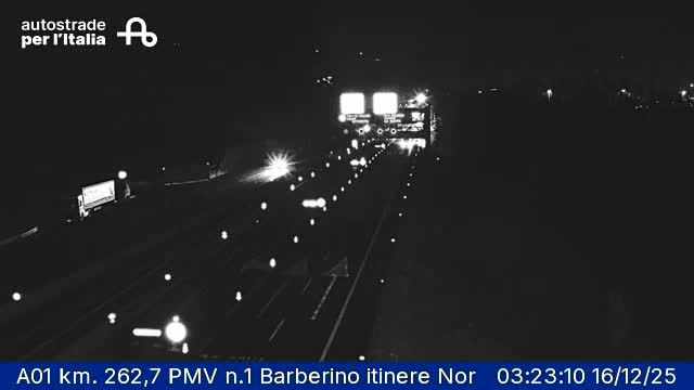 Barberino di Mugello: Podere Bujano: A01 km. 262,7 PMV n.1 Barberino itinere Nord