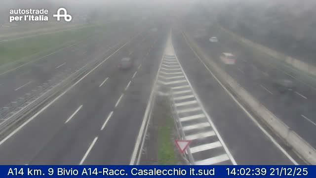 Bologna: Borgo Panigale-Reno: A14 km. 9 Bivio A14-Racc. Casalecchio it.sud