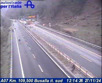Busalla: A07 Km. 109,500 - it. sud