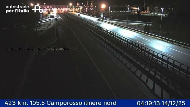 Malborghetto Valbruna: A23 km. 105,5 Camporosso itinere nord