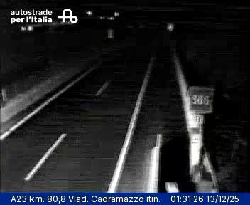 Chiusaforte: A23 km. 80,8 Viad. Cadramazzo itin. nord