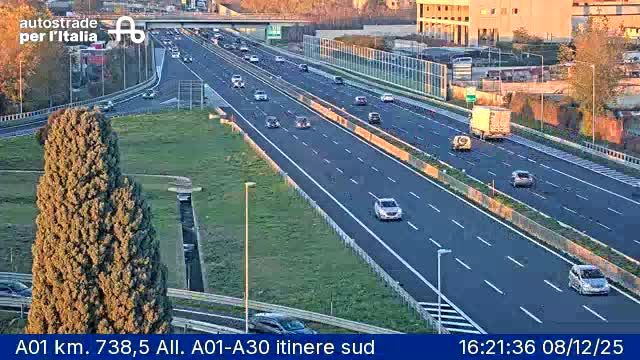 Capodrise: A01 km. 738,5 All. A01-A30 itinere sud