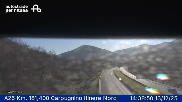 Brovello-Carpugnino: A26 Km. 181,400 Carpugnino Itinere Nord
