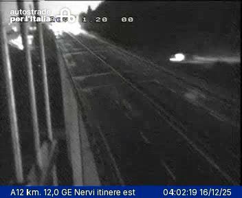 Genoa: Levante: A12 km. 12,0 GE Nervi itinere est