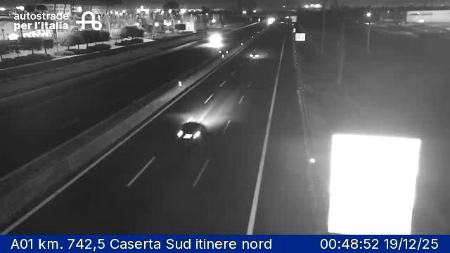 Marcianise: A01 km. 742,5 Caserta Sud itinere nord