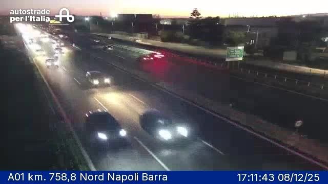Naples: Municipalita 6: A01 km. 758,8 Nord Napoli Barra