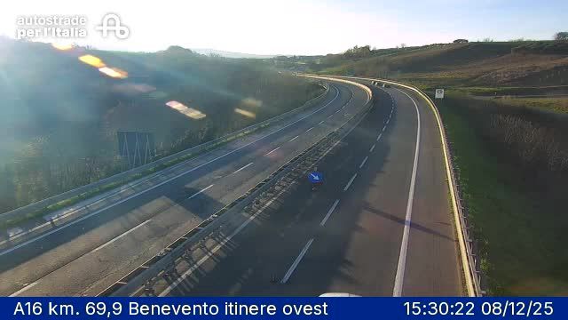 Venticano: A16 km. 69,9 Benevento itinere ovest