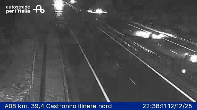 Castronno: A08 km. 39,4 - itinere nord
