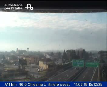 Chiesina Uzzanese: A11 km. 46,0 Chiesina U. itinere ovest