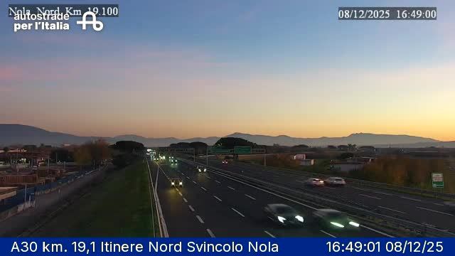 Nola: A30 km. 19,1 Itinere Nord Svincolo