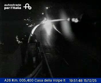 Genoa: Ponente: A26 Km. 005,400 Casa della Volpe Itinere Nord